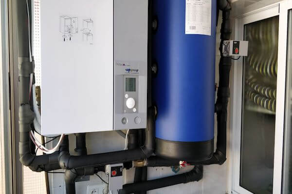 Aerotermia instalada en vivienda de Granada